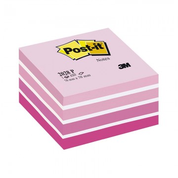 Κύβος Post-it 2028P Pink 76Χ76 (450φ)